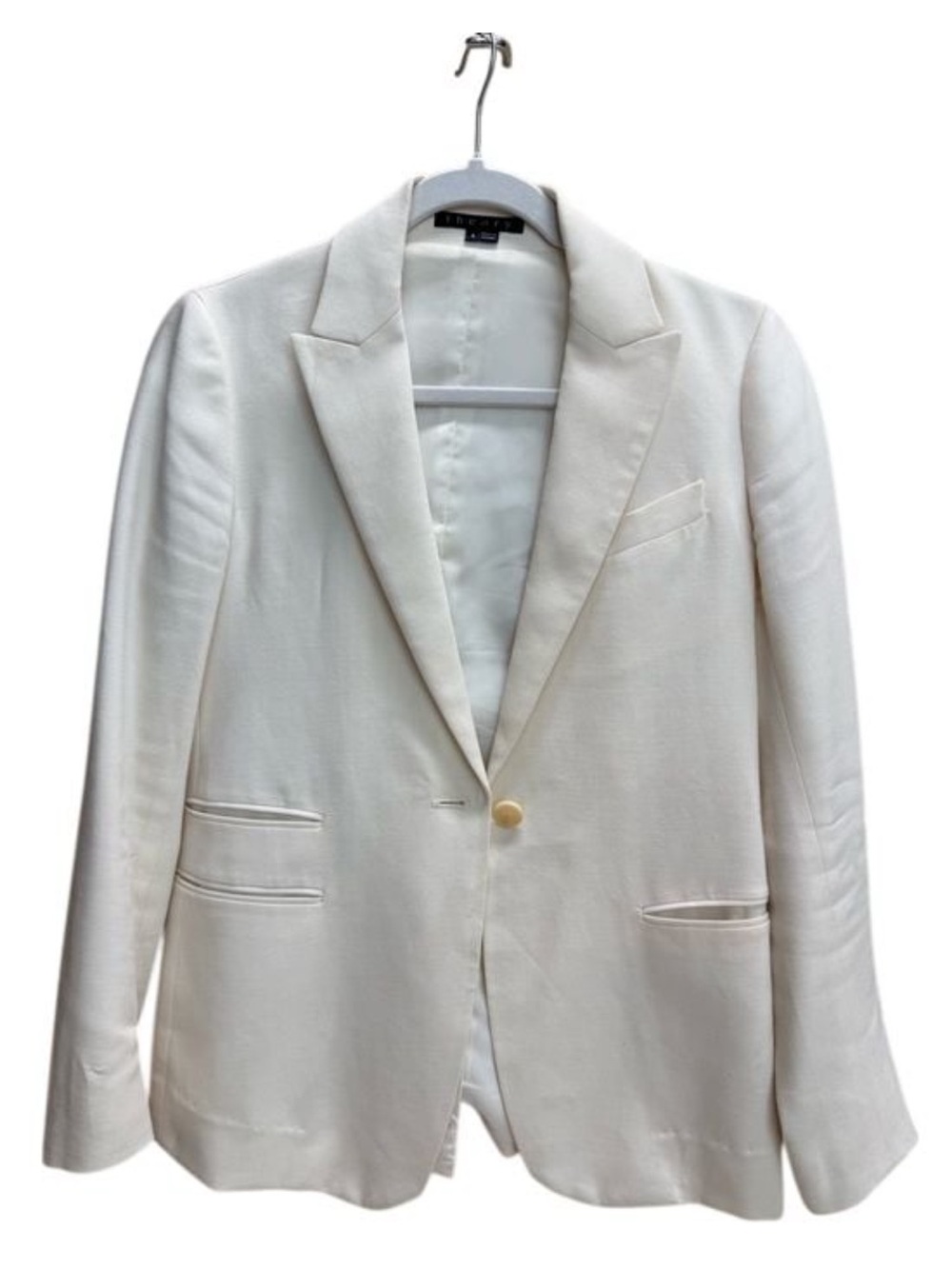 Theory Cream Blazer sz 4